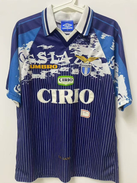 Koszulka Piłkarska Lazio Rzym 1996/1997 Away Retro, Nedved, Signori