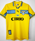 Koszulka Piłkarska Lazio Rzym 1998/1999 Away Yellow